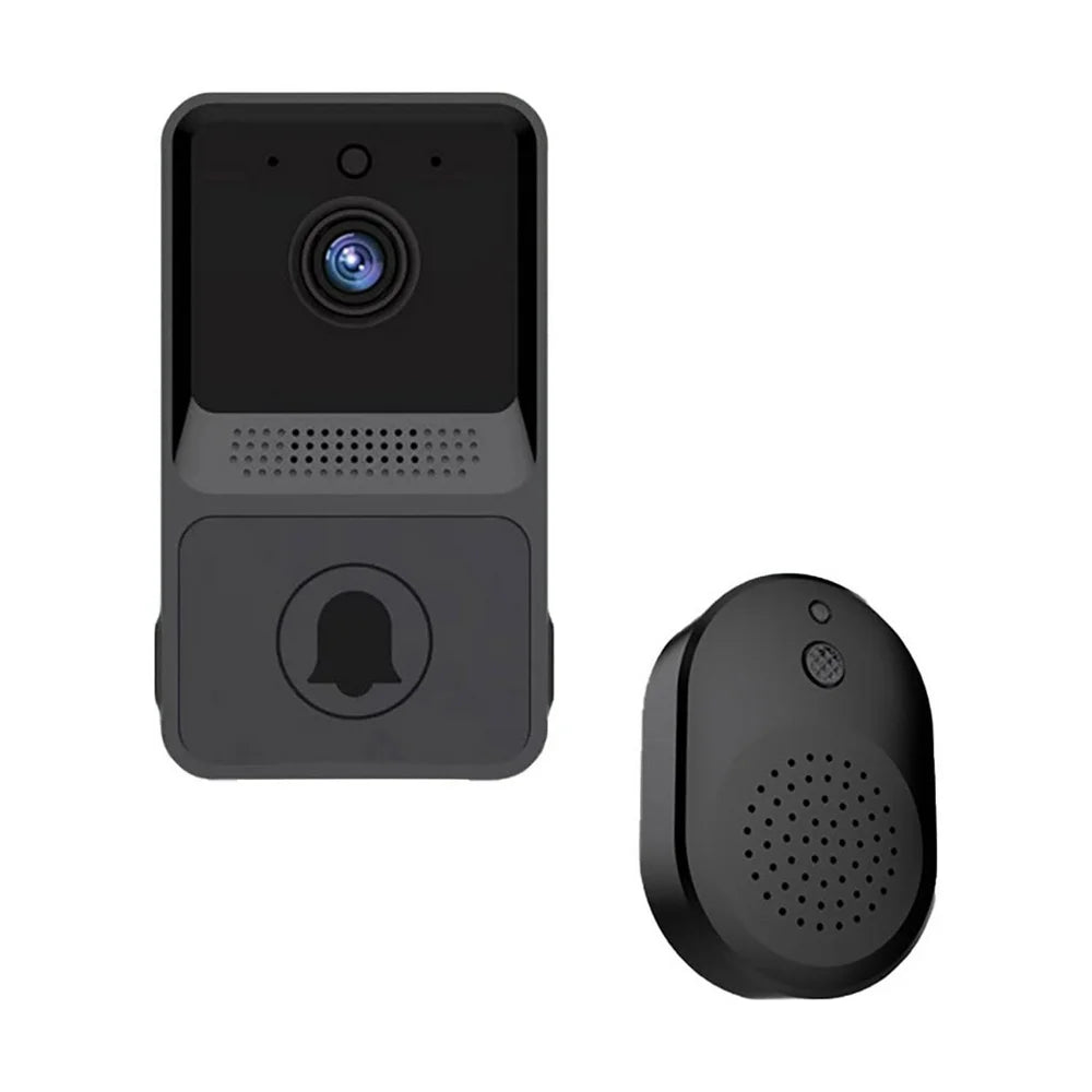 Smart Wireless Video Doorbell Camera 2 Way Audio Cloud Storage 480P Wifi Remote Video Doorbell
